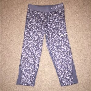 Youth Nike Pro Capri Leggings